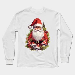 Cottagecore Santa Long Sleeve T-Shirt